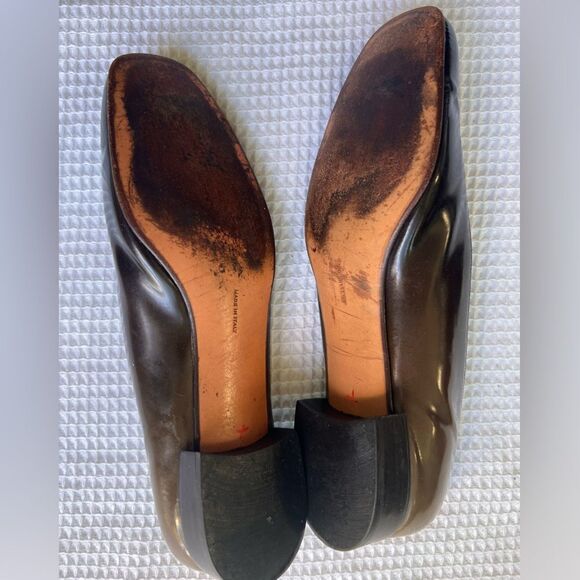 Salvatore Ferragamo Green and Black Loafers - Picture 4 of 9